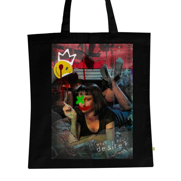 BIO plátěná taška s potiskem Pulp Mona Lisa